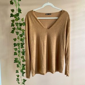 ZARA V-Neck Pullover Sweater